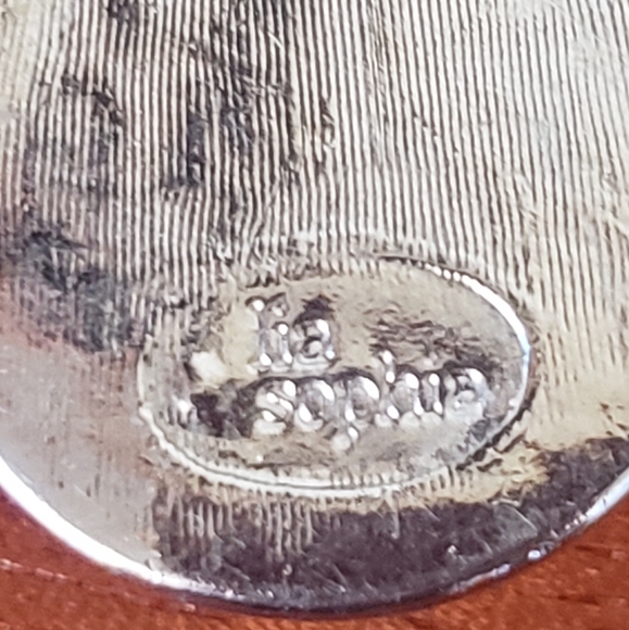 Lia Sophia Turquoise Color Silver Tone Teardrop Necklace Retired Beautiful ❤️ - Picture 10 of 13